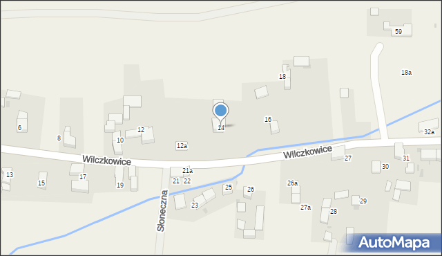 Wilczkowice, Wilczkowice, 14, mapa Wilczkowice