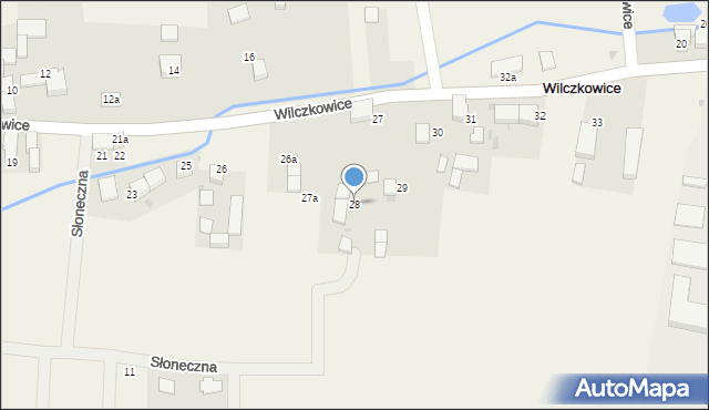 Wilczkowice, Wilczkowice, 28, mapa Wilczkowice