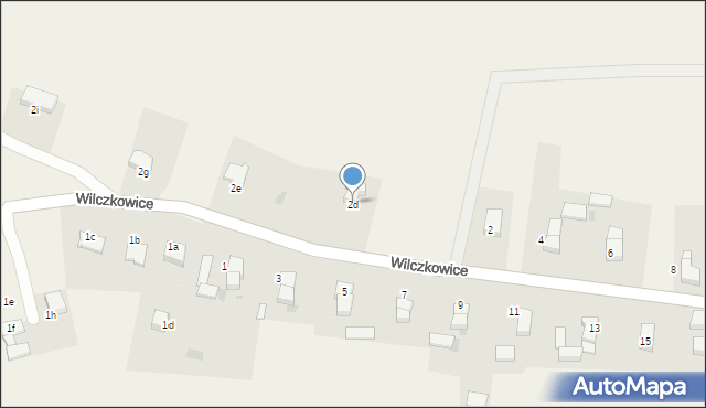 Wilczkowice, Wilczkowice, 2d, mapa Wilczkowice