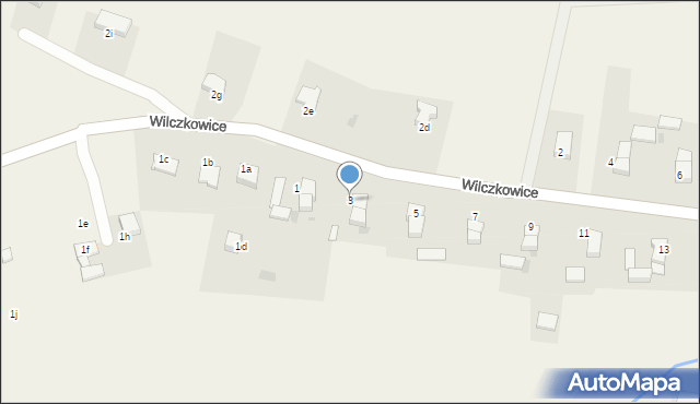 Wilczkowice, Wilczkowice, 3, mapa Wilczkowice