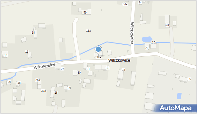 Wilczkowice, Wilczkowice, 32a, mapa Wilczkowice