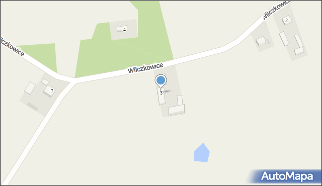 Wilczkowice, Wilczkowice, 3, mapa Wilczkowice