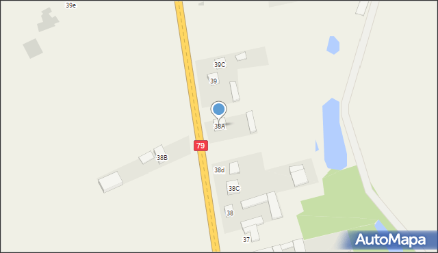 Wilczkowice Dolne, Wilczkowice Dolne, 38A, mapa Wilczkowice Dolne