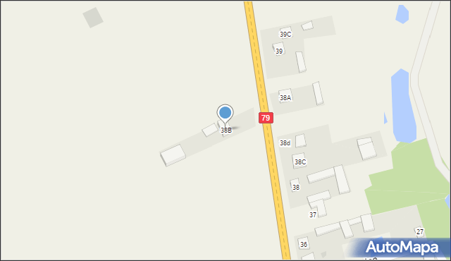 Wilczkowice Dolne, Wilczkowice Dolne, 38B, mapa Wilczkowice Dolne