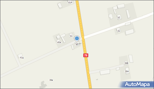 Wilczkowice Dolne, Wilczkowice Dolne, 40, mapa Wilczkowice Dolne