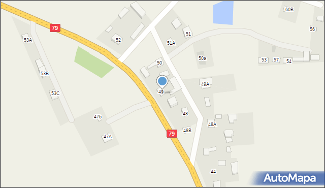 Wilczkowice Dolne, Wilczkowice Dolne, 49b, mapa Wilczkowice Dolne