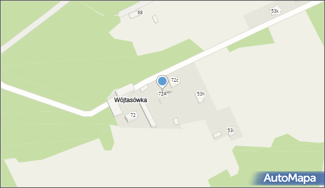 Wilczkowice Dolne, Wilczkowice Dolne, 72A, mapa Wilczkowice Dolne