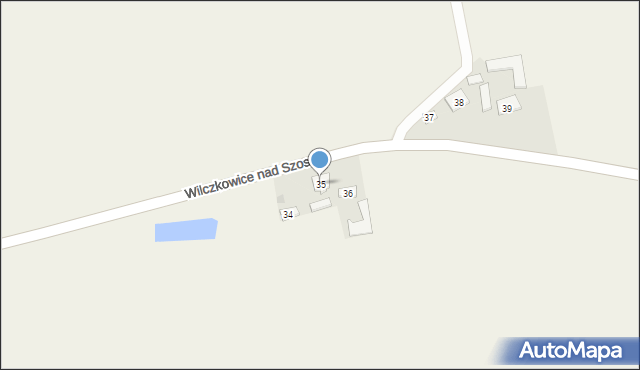 Wilczkowice nad Szosą, Wilczkowice nad Szosą, 35, mapa Wilczkowice nad Szosą