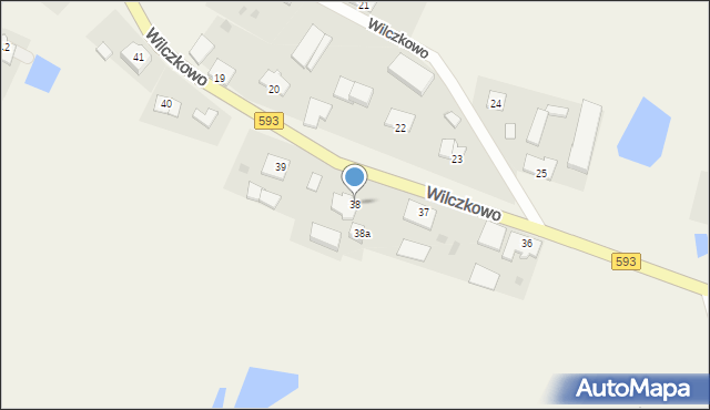 Wilczkowo, Wilczkowo, 38, mapa Wilczkowo