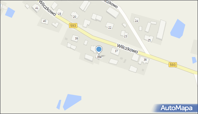 Wilczkowo, Wilczkowo, 38a, mapa Wilczkowo