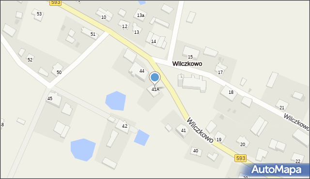Wilczkowo, Wilczkowo, 41A, mapa Wilczkowo