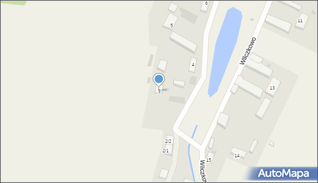 Wilczkowo, Wilczkowo, 3, mapa Wilczkowo