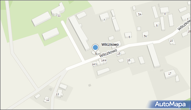 Wilczkowo, Wilczkowo, 9/2, mapa Wilczkowo