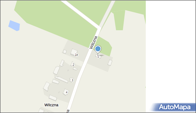 Wilczna, Wilczna, 1, mapa Wilczna