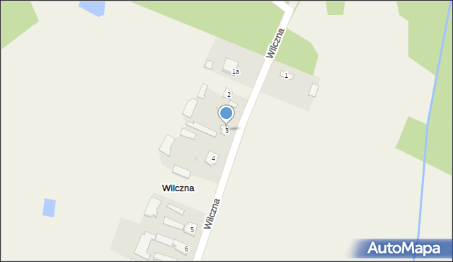 Wilczna, Wilczna, 3, mapa Wilczna