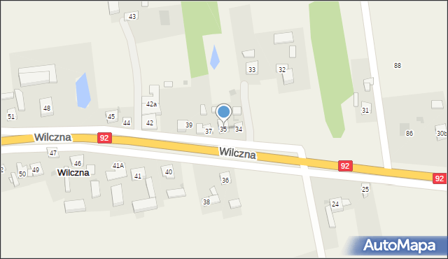 Wilczna, Wilczna, 35, mapa Wilczna