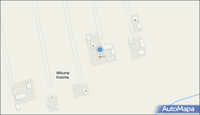 Wilczna, Wilczna, 6a, mapa Wilczna