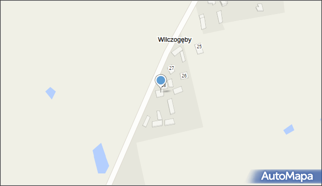 Wilczogęby, Wilczogęby, 29, mapa Wilczogęby