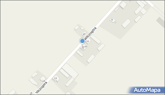 Wilczogóra, Wilczogóra, 12, mapa Wilczogóra