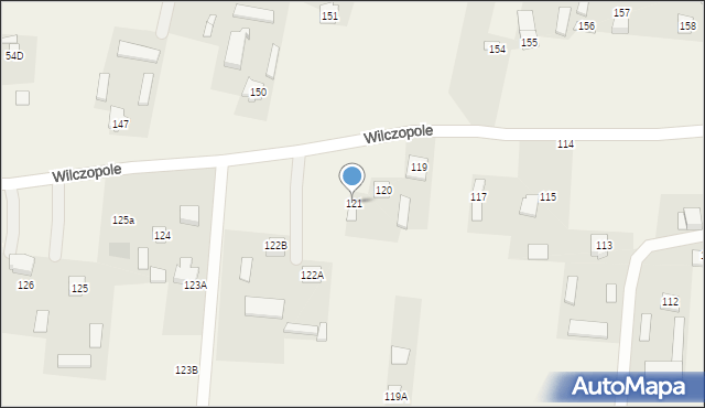 Wilczopole-Kolonia, Wilczopole-Kolonia, 121, mapa Wilczopole-Kolonia