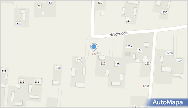 Wilczopole-Kolonia, Wilczopole-Kolonia, 127, mapa Wilczopole-Kolonia