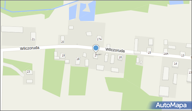 Wilczoruda, Wilczoruda, 17, mapa Wilczoruda