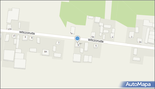 Wilczoruda, Wilczoruda, 6A, mapa Wilczoruda