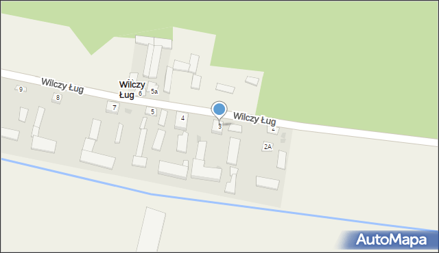 Wilczy Ług, Wilczy Ług, 3, mapa Wilczy Ług