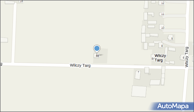 Wilczy Targ, Wilczy Targ, 8B, mapa Wilczy Targ