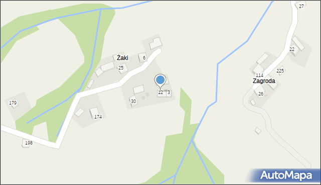 Wilczyce, Wilczyce, 12, mapa Wilczyce