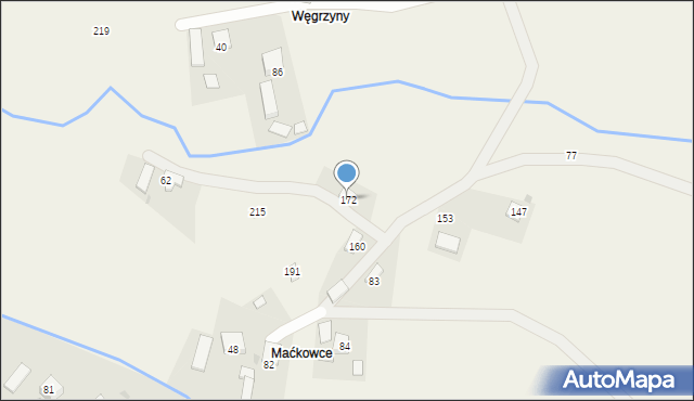 Wilczyce, Wilczyce, 172, mapa Wilczyce