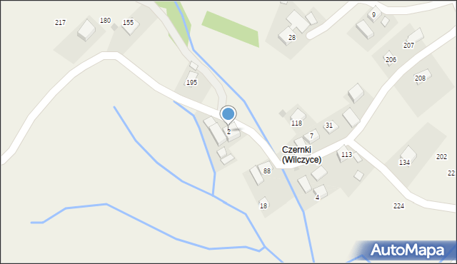 Wilczyce, Wilczyce, 2, mapa Wilczyce