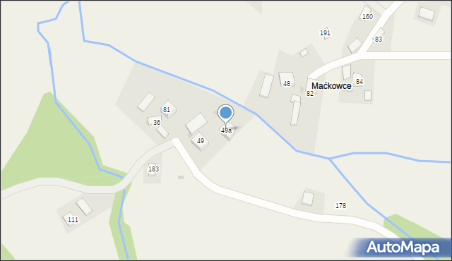 Wilczyce, Wilczyce, 49a, mapa Wilczyce