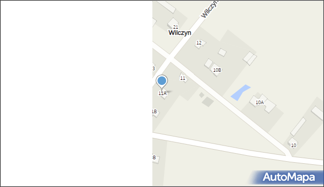 Wilczyn, Wilczyn, 11A, mapa Wilczyn