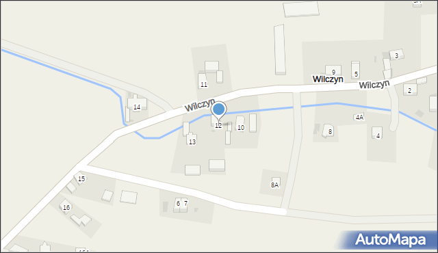 Wilczyn, Wilczyn, 12, mapa Wilczyn