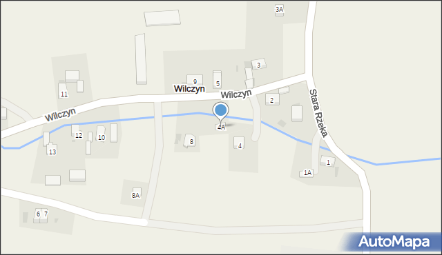 Wilczyn, Wilczyn, 4A, mapa Wilczyn