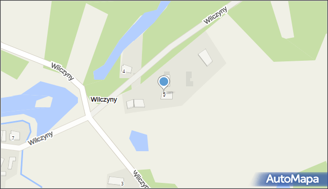 Wilczyny, Wilczyny, 5, mapa Wilczyny