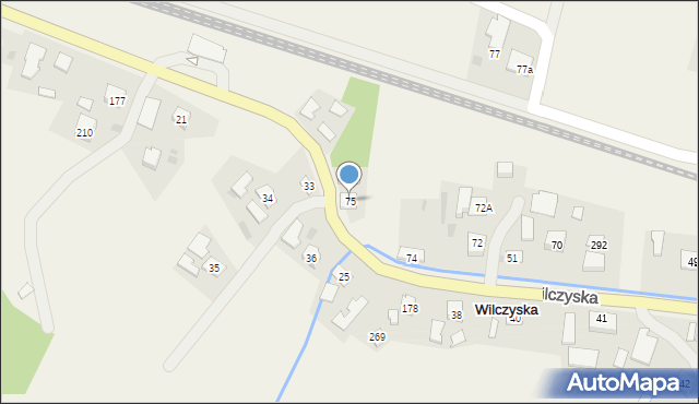 Wilczyska, Wilczyska, 75, mapa Wilczyska
