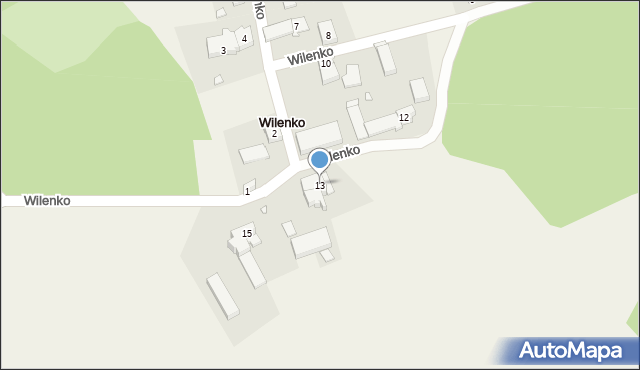 Wilenko, Wilenko, 13, mapa Wilenko
