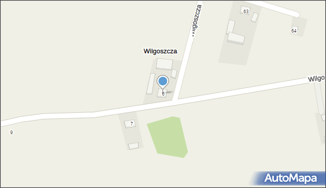 Wilgoszcza, Wilgoszcza, 6, mapa Wilgoszcza