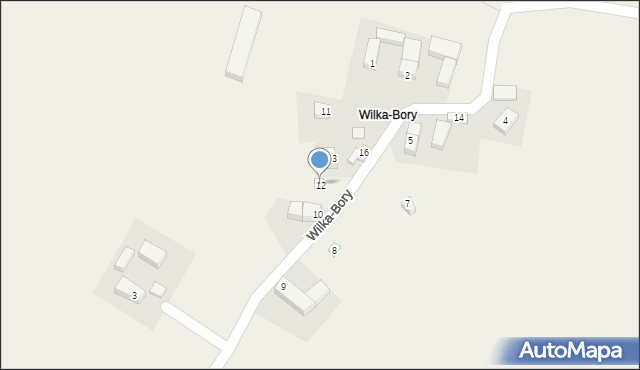 Wilka, Wilka-Bory, 12, mapa Wilka