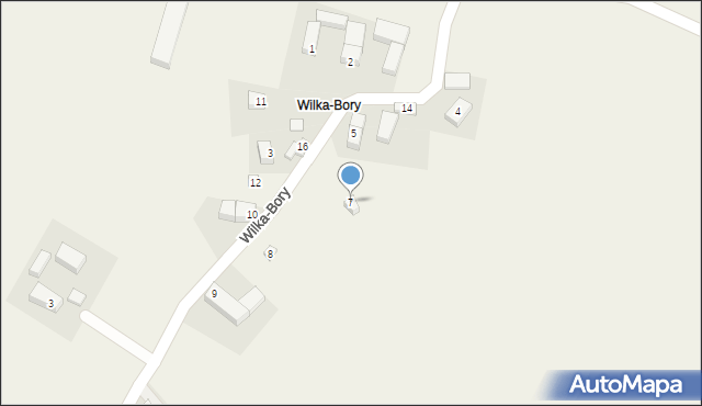 Wilka, Wilka-Bory, 7, mapa Wilka