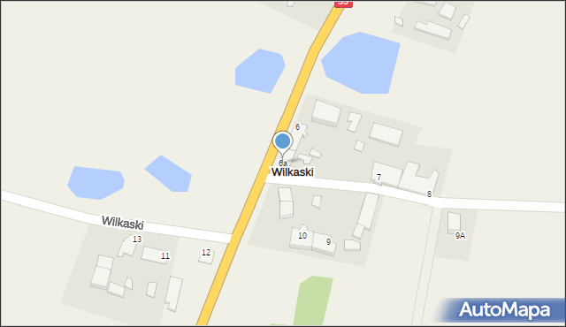 Wilkaski, Wilkaski, 6a, mapa Wilkaski