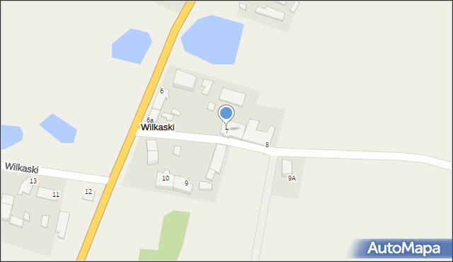 Wilkaski, Wilkaski, 7, mapa Wilkaski