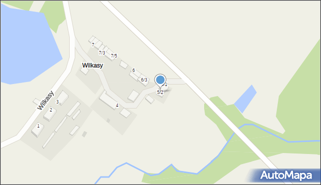 Wilkasy, Wilkasy, 5/2, mapa Wilkasy