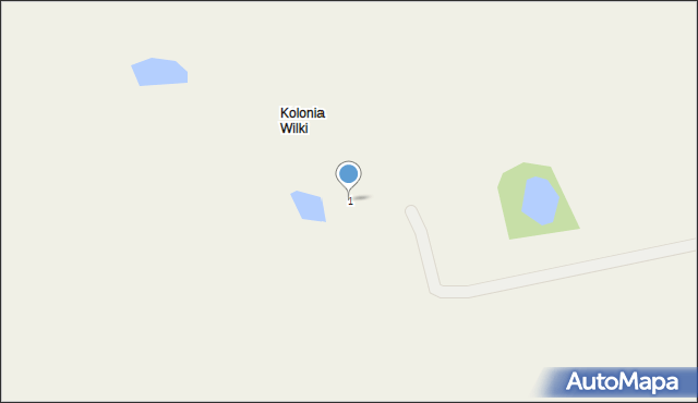 Wilki, Wilki, 1, mapa Wilki