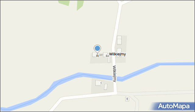 Wilkiejmy, Wilkiejmy, 8b, mapa Wilkiejmy