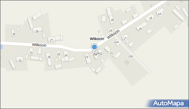 Wilkocin, Wilkocin, 23a, mapa Wilkocin