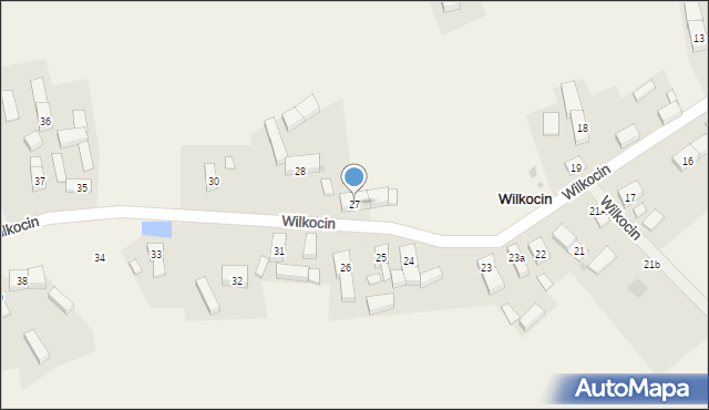Wilkocin, Wilkocin, 27, mapa Wilkocin