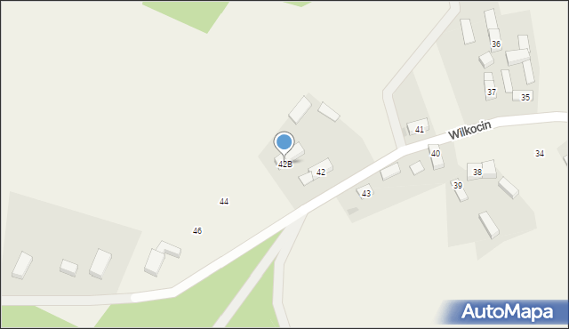 Wilkocin, Wilkocin, 42B, mapa Wilkocin